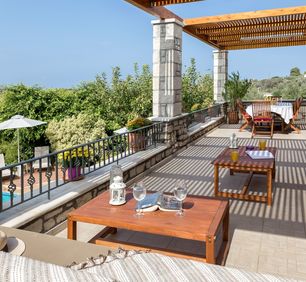 Amazing villas in Crete - Villa Myrrini - Terrace