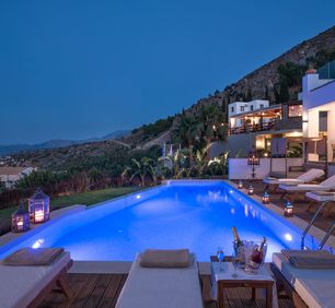 View from the Pool of the Adults only Part of our hotel
