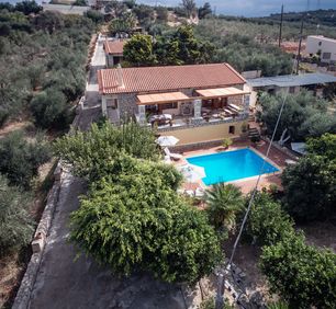 Amazing villas in Crete - Villa Myrrini - Aerial photo