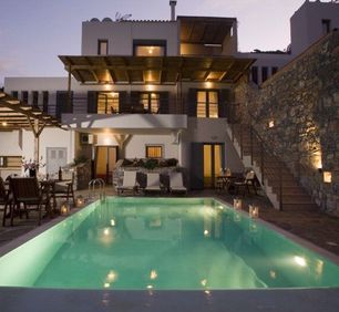 Sunset at Elounda Solfez Villas